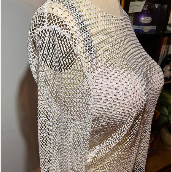 Windsor Rhinestone fishnet Top - Picture 6 of 7